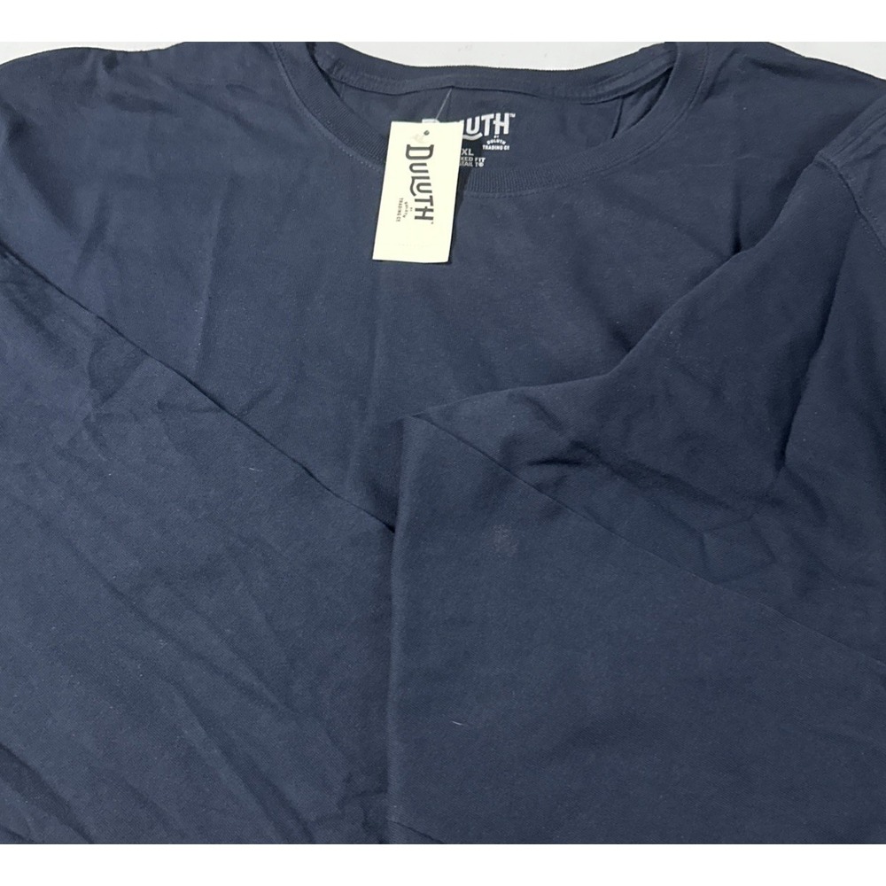 Duluth Trading Co. NEW Navy BlueMen's Sz 3XL Relaxed-Fit Longtail Long-Sleeve